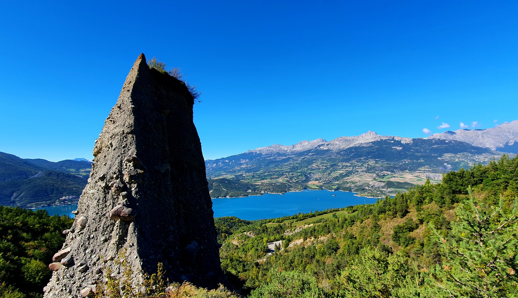 Le Niveau du Lac de Serre Ponçon atteint son apogée