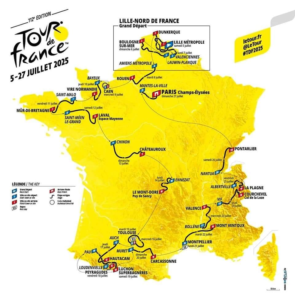 Tour de France 2025 : le tracé alpin dévoilé avec des surprises !