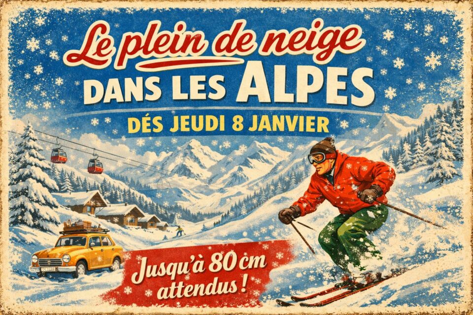 Le GRAND retour de la neige dans les Alpes dès le 8 janvier ?